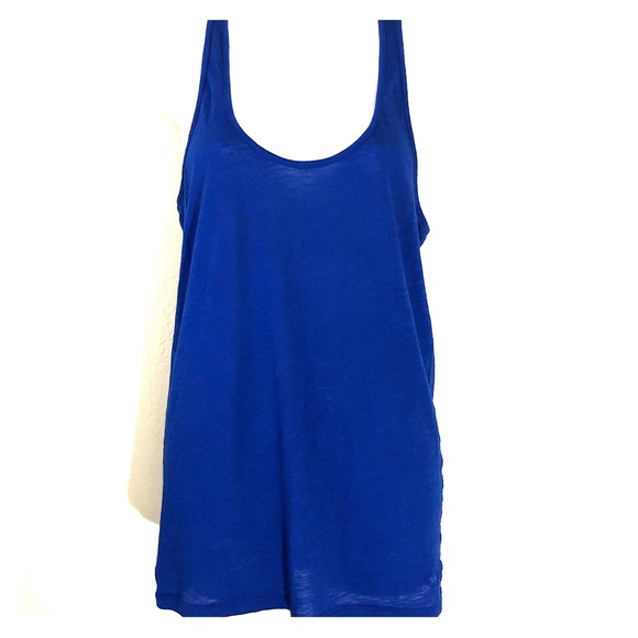 PINK Victoria's Secret Tops - PINK Victoria’s Secret | Blue Racerback Tank Top
